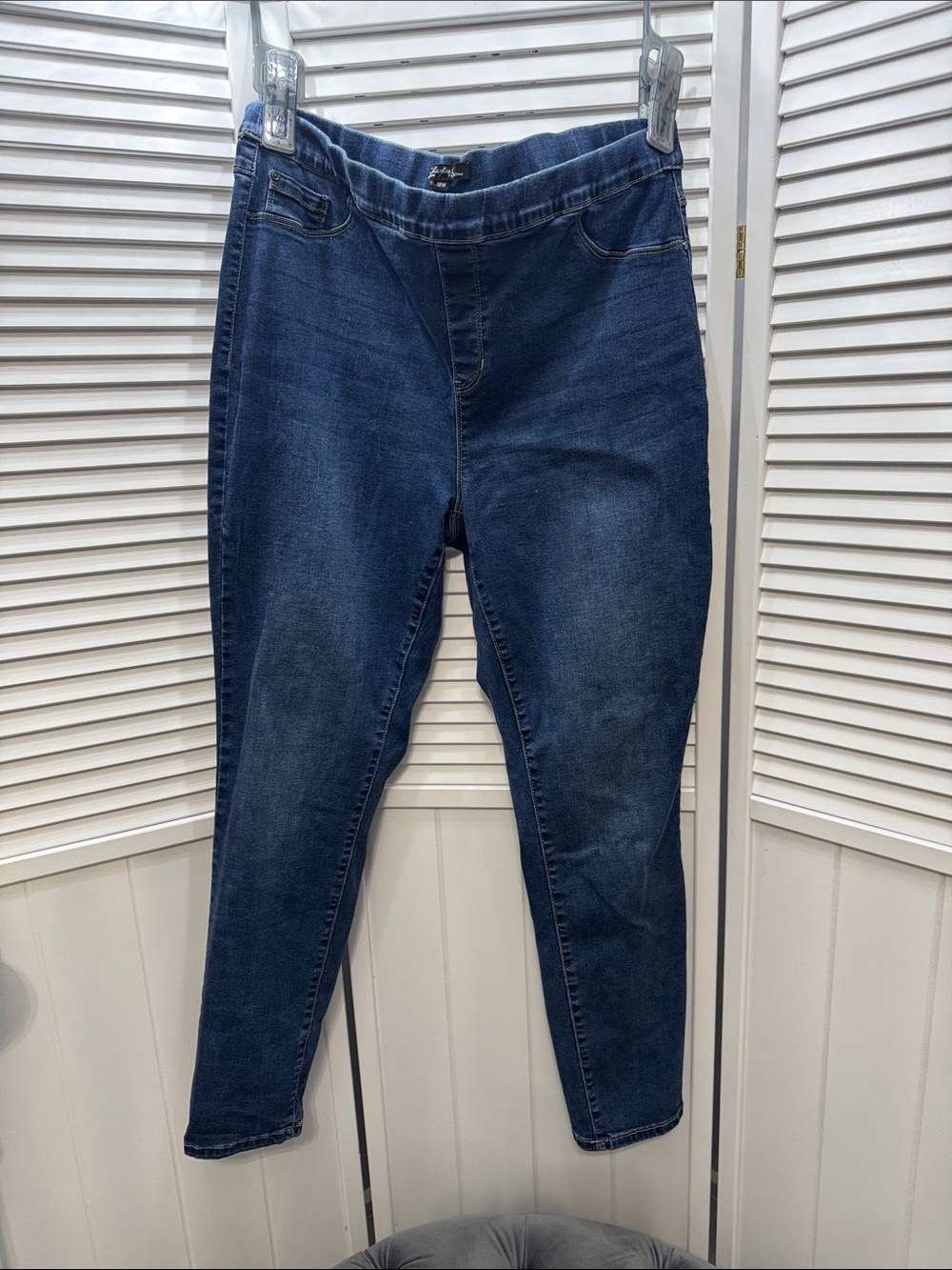 CHARLIE B Dark Blue Skinny Jeans